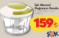 İPLİ MANUEL DOĞRAYICI RONDO İPLİ MANUEL DOĞRAYICI RONDO